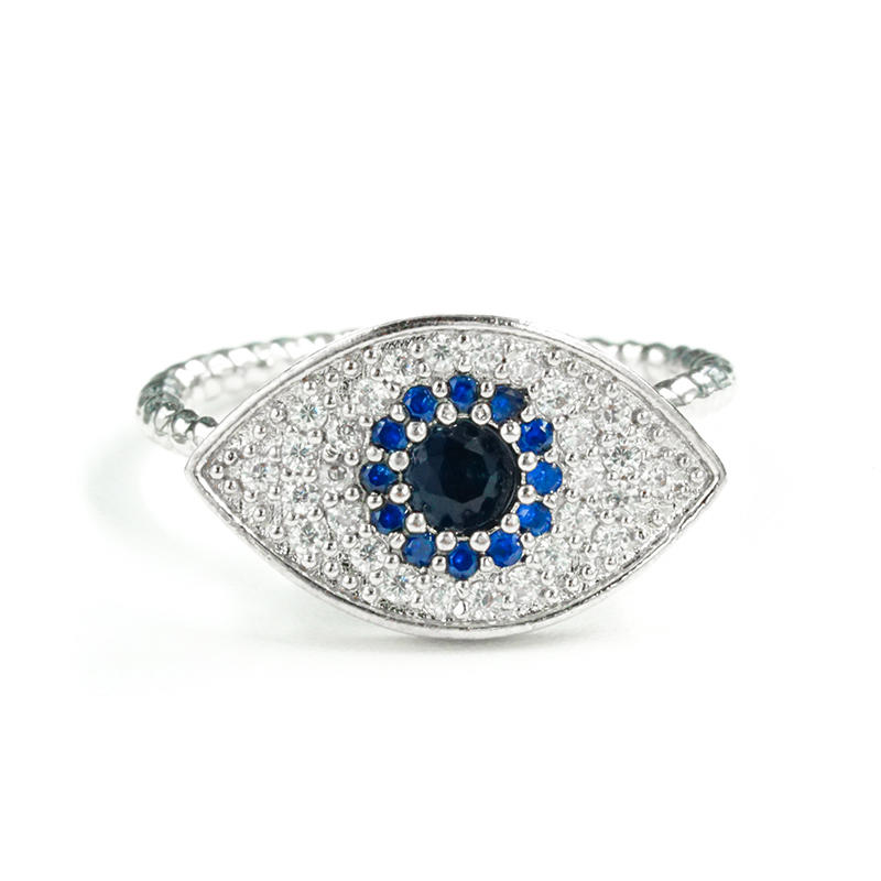 Rotatable ring series with Shiny Cubic Zirconia Devil's Eyes Ring for her