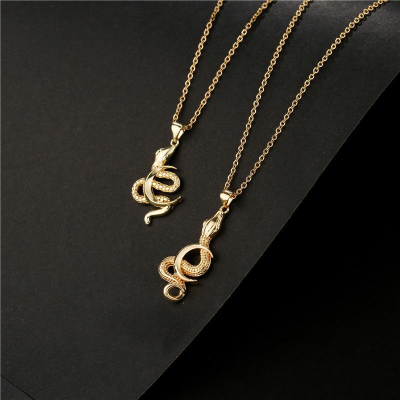 product-Multi Design Animal pendant Necklace Gold Plated Snake Necklace Jewelry-BEYALY-img-3
