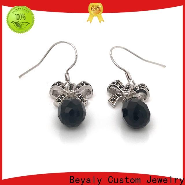 BEYALY Top 92.5 silver earrings shipped to business for men