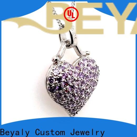 BEYALY 925 silver hip hop pendants Suppliers for wedding