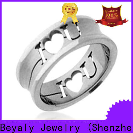 BEYALY Best stainless steel promise rings Suppliers for party