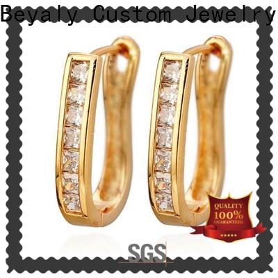 BEYALY black diamond rose gold engagement rings Supply for women