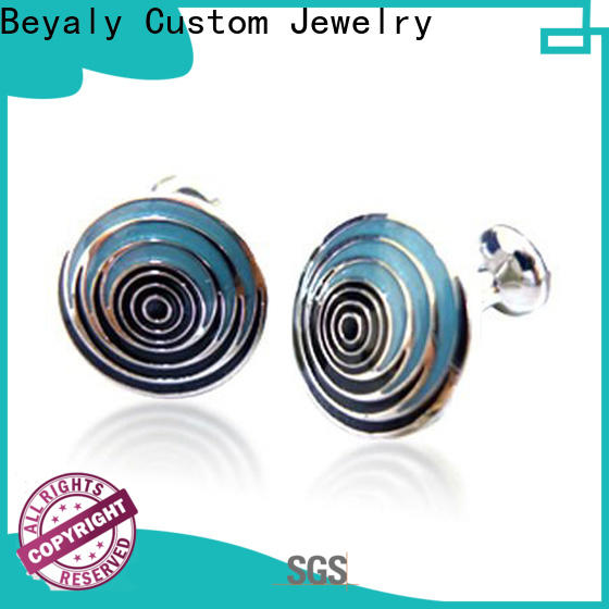 BEYALY Wholesale surgical steel gold hoop earrings bulk buy for men