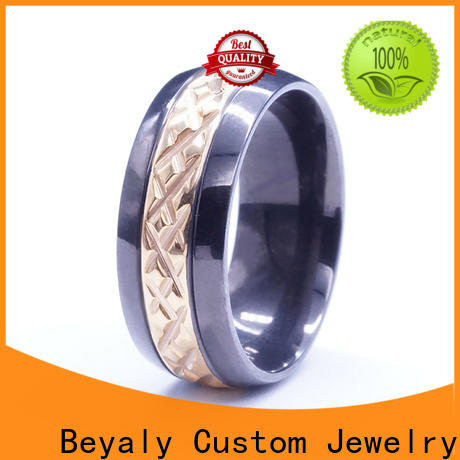 BEYALY Best stainless steel birthstone rings for business for daily life
