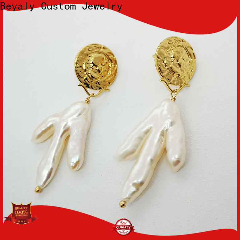 Top one gram gold plated earrings manufacturers for business gift