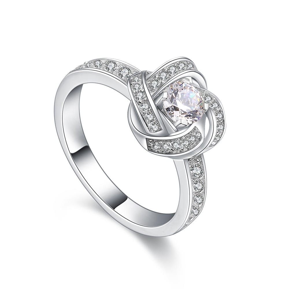 BEYALY anniversary platinum diamond rings sets for wedding-1