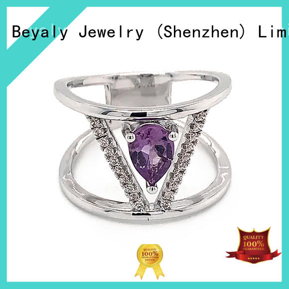 BEYALY customized sterling silver ring manufacturers for wedding
