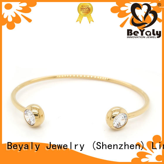 BEYALY leaf bangle bracelet design for business gift