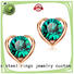 BEYALY stylish circle stud earrings design for women