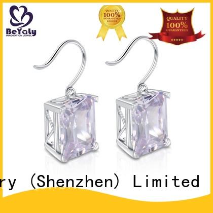 BEYALY shaped zircon earring supplier for business gift