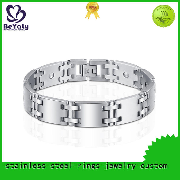 BEYALY open cubic zirconia bracelet with good price for advertising promotion