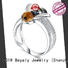 BEYALY sterling platinum diamond rings design for women
