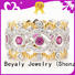 BEYALY top quality crown promise rings oem for daily life