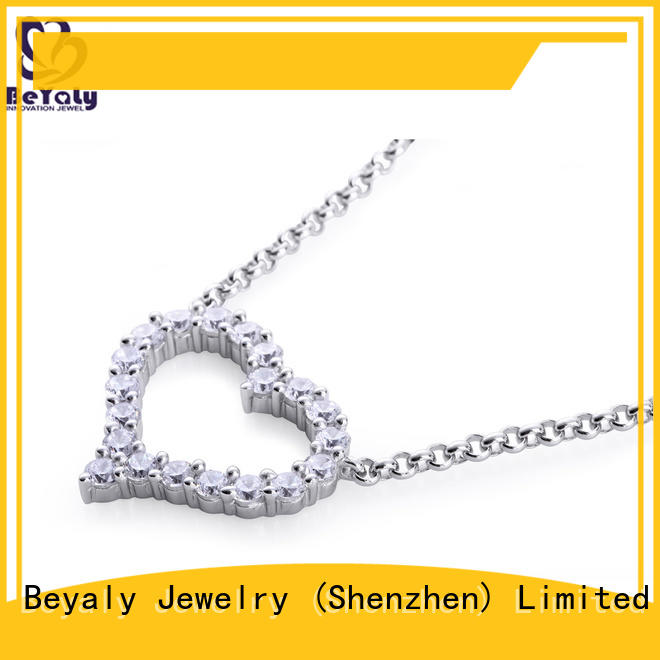 stylish jewel pendant necklace 18k factory for wife