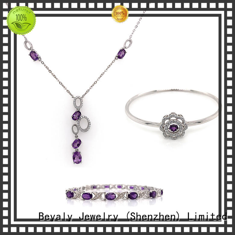 BEYALY diamond bracelet and earring set Suppliers