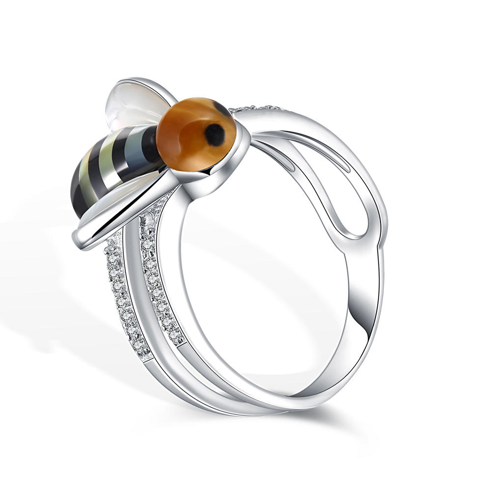 BEYALY sterling platinum diamond rings design for women-1