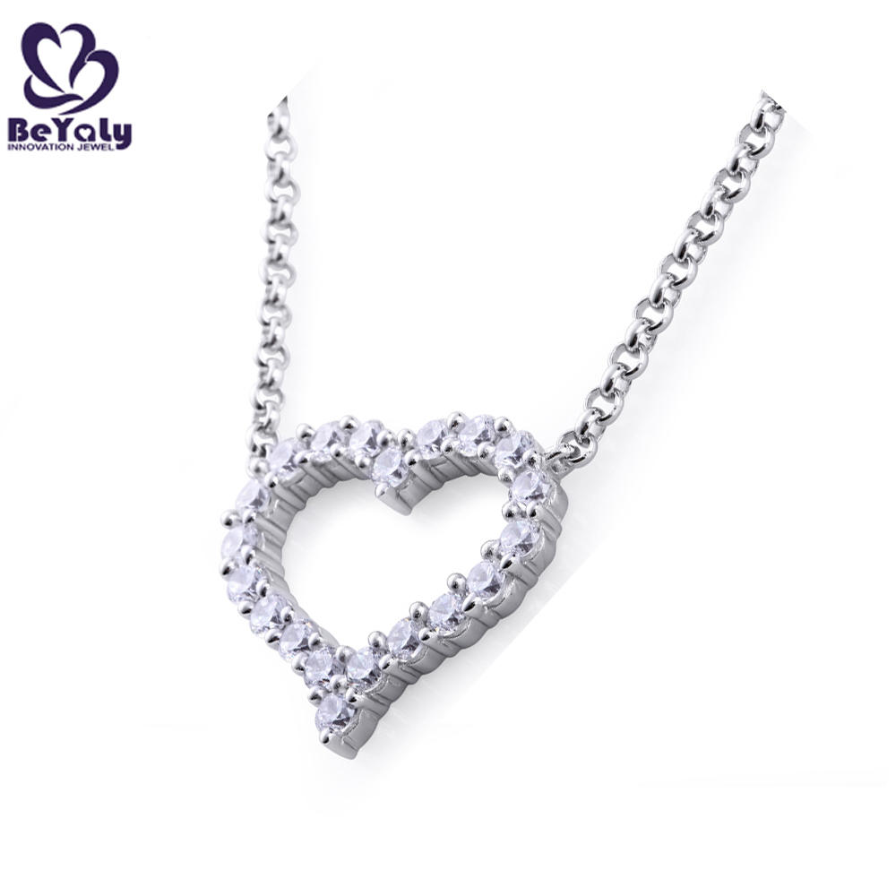 stylish jewel pendant necklace 18k factory for wife-1